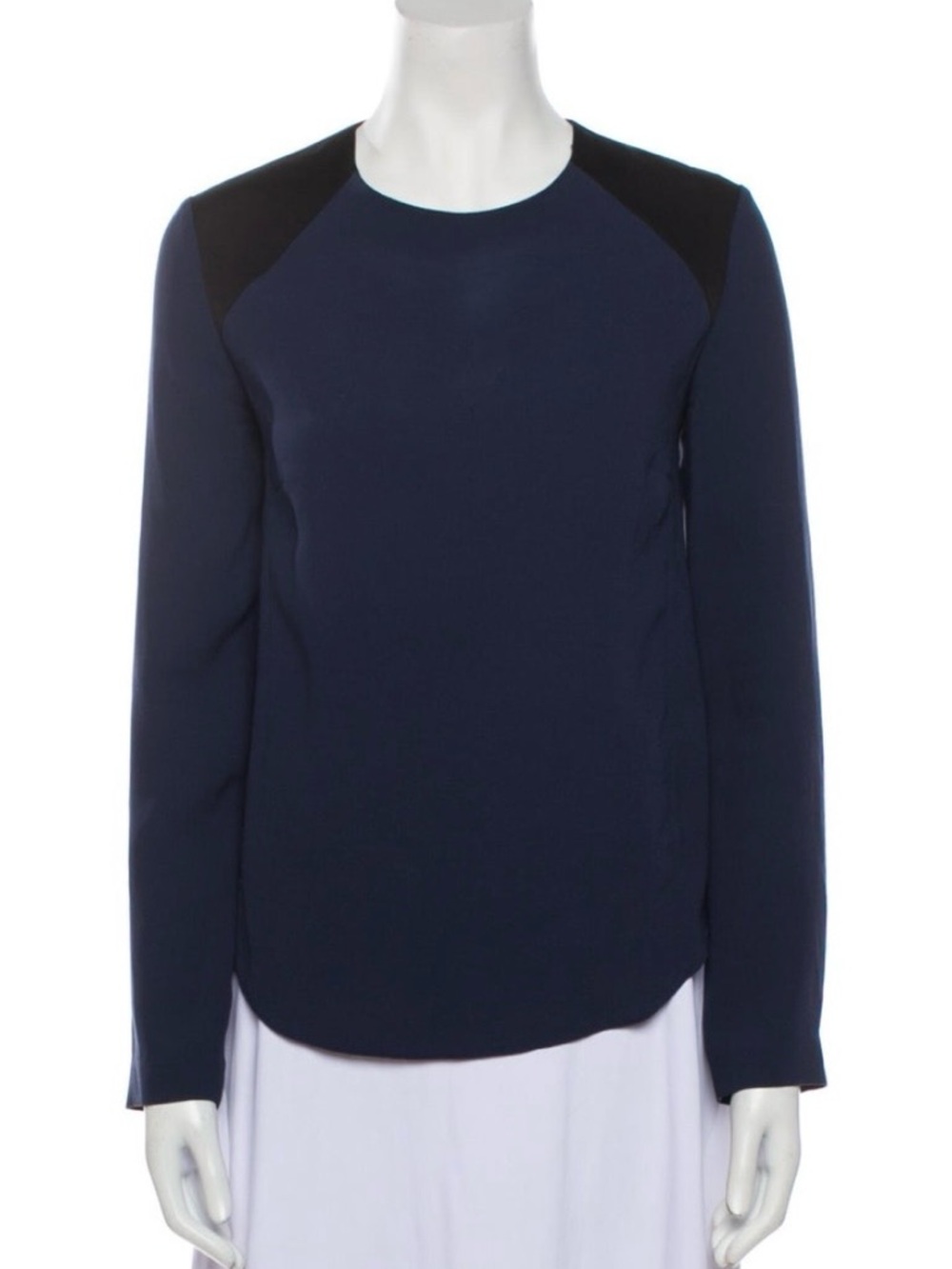 Rag & Bone Crew Neck Long Sleeve Blouse, Size M